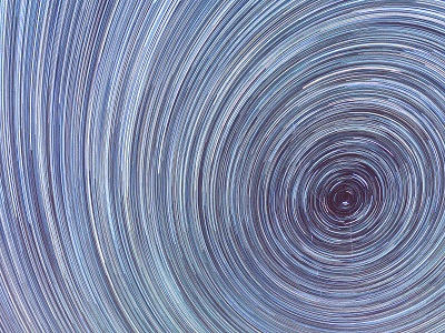 Colourful startrail