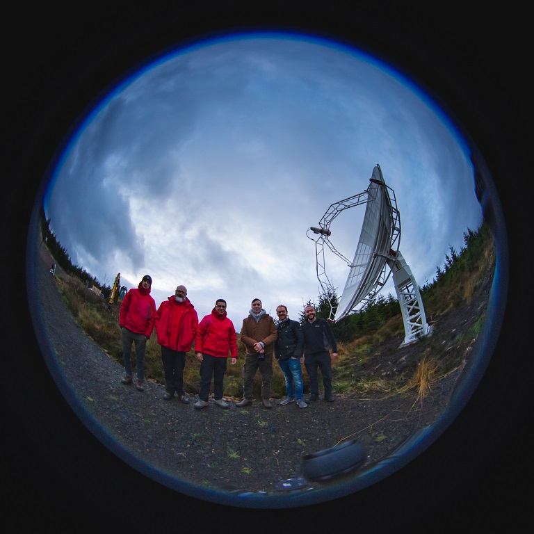 Radio2space team shot at Kielder Observatory