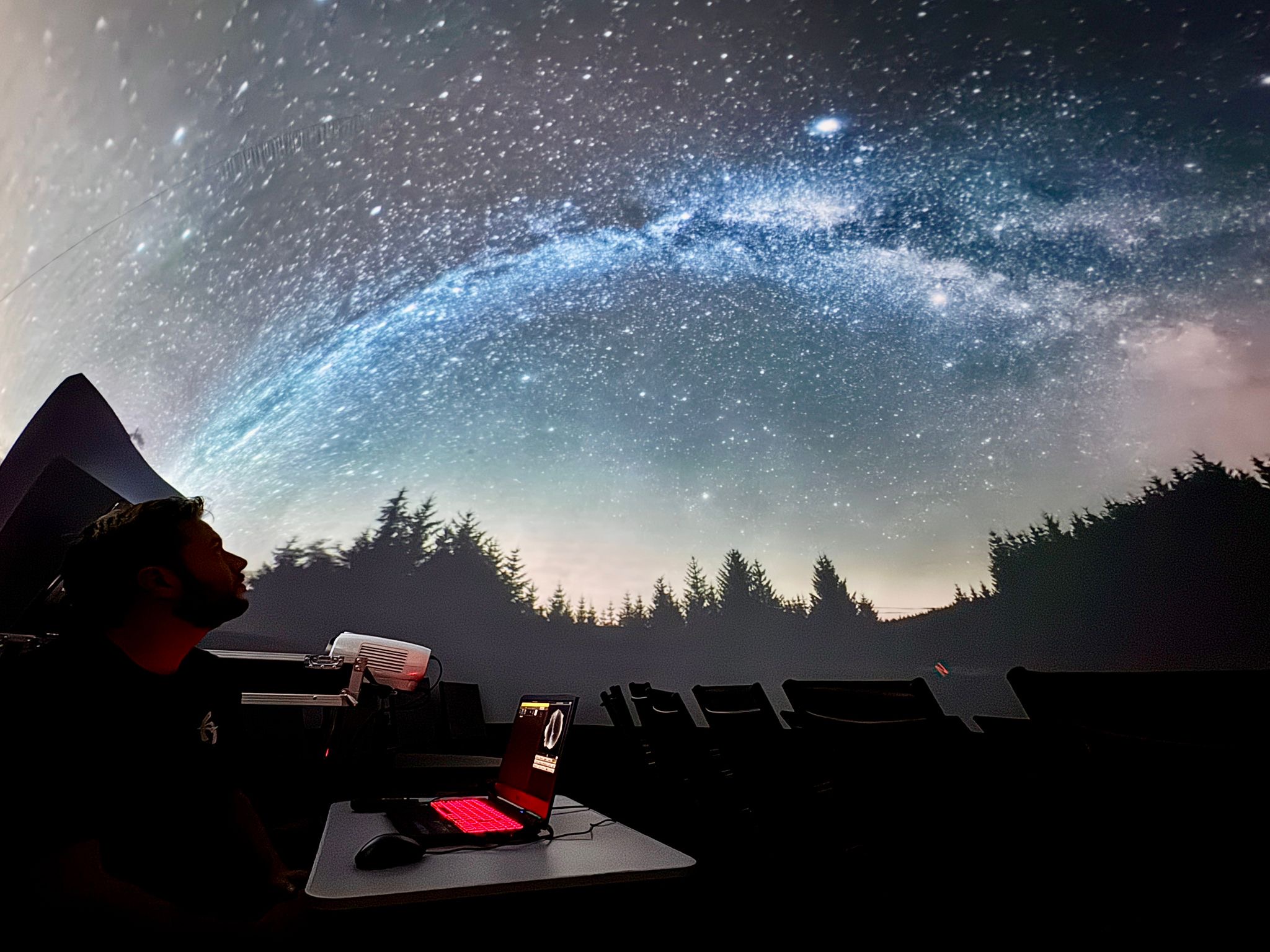 Twice Brewed Inn planetarium