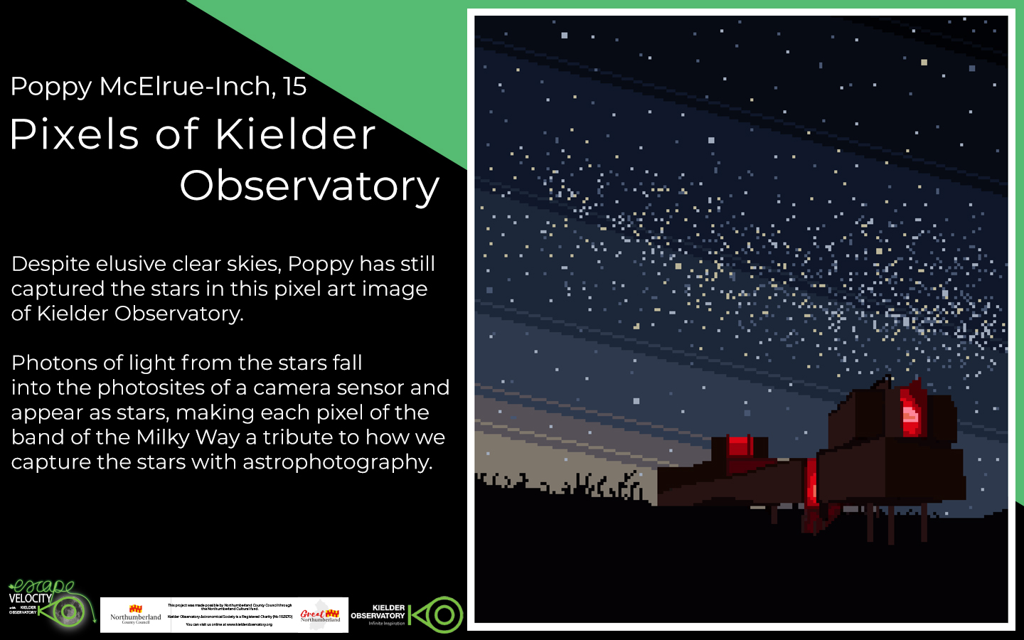 Poppy McElrue-Inch, Pixels of Kielder Observatory 